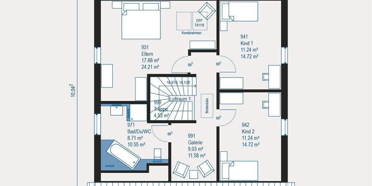 Individuell geplantes Einfamilienhaus in Seligenstadt Klein-Welzheim - technikfertig inkl. Grundstück - Einfamilienhaus Seligenstadt Klein-Welzheim Klein-Welzheim | Angebot:27284936