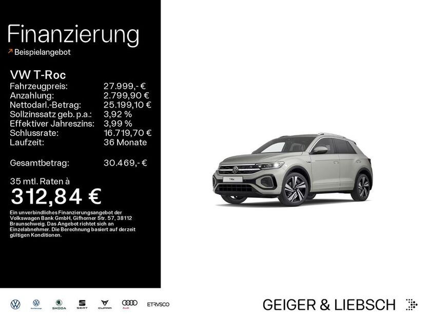 VW T-Roc 31.100 km 27.999 € Linsengericht 63589