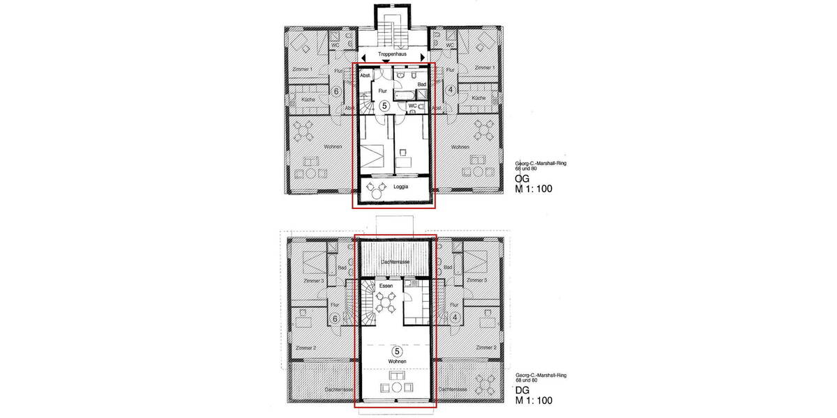 Etagenwohnung Oberursel - 3 Zimmer, 111 m&sup2;, 660.000&euro; | Angebot:26188525