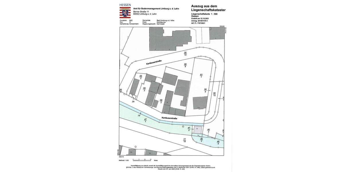 Grundstück Bad Homburg Gonzenheim - 870.000&euro; | Angebot:25662402