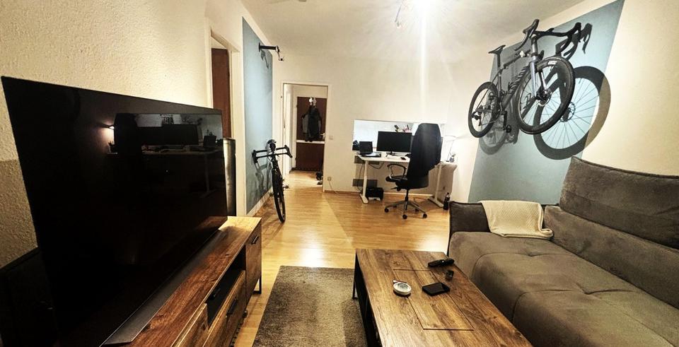 1,5-Zi.-Whg. m. Mainblick u. Tiefgarage in FFM frei ab 1.4.26 1.5 zimmer