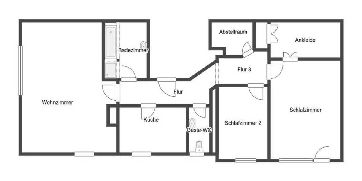 Etagenwohnung Frankfurt am Main Seckbach - 3 Zimmer, 94 m&sup2;, 449.000&euro; | Angebot:26688478
