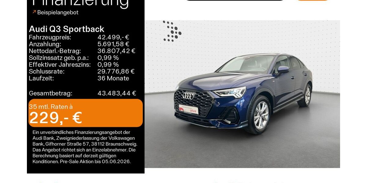 Audi Q3 18.804 km 42.499 &euro; Hofheim 65719