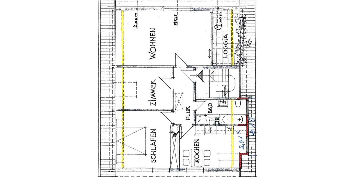 3 Zimmer Wohnung mit Schönem Balkon in Hanau Klein-Auheim 3 zimmer