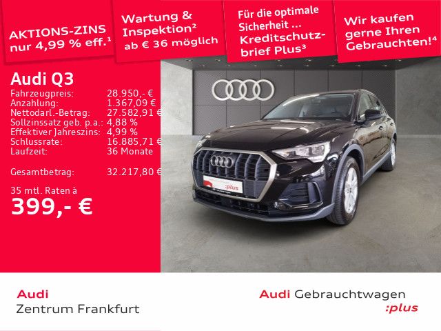 Audi Q3 34.410 km 28.950 € Frankfurt am Main 60314