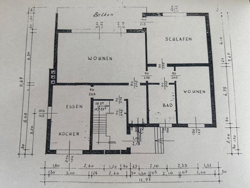 3-ZKB-Komfort-Wohnung mit Balkon zimmer