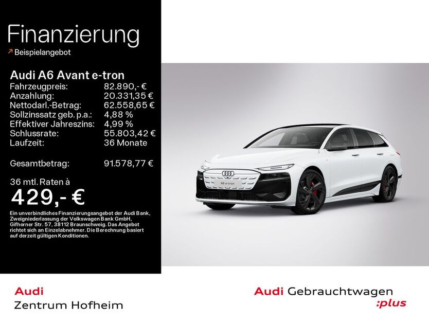 Audi A6 e-tron 18.649 km 82.890 € Hofheim 65719