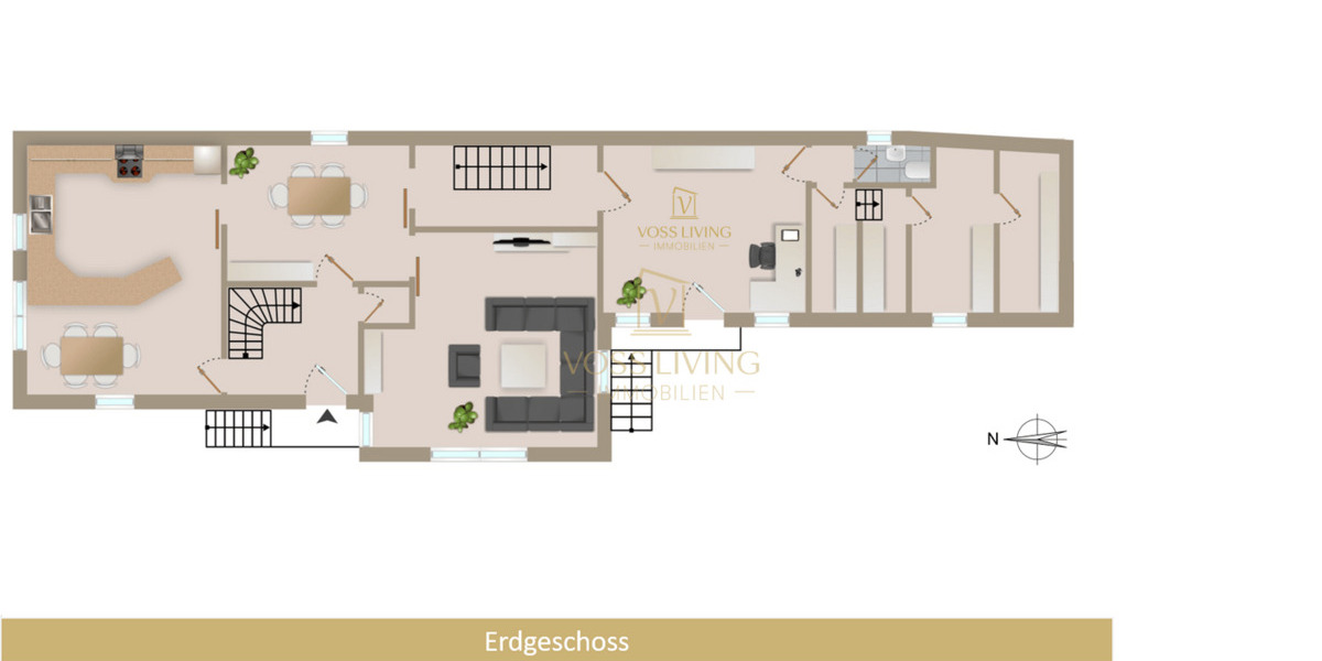 Großes potentialträchtiges Haus mit Garten, Balkon, 3 KFZ Stellplätzen, Keller und Nebengebäude 1 zimmer