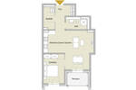 Etagenwohnung Niederdorfelden - 2 Zimmer, 59 m&sup2;, 347.900&euro; | Angebot:25704349