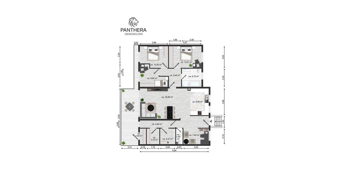 Reihenendhaus Rodenbach Oberrodenbach - 4 Zimmer, 127 m&sup2;, 449.500&euro; | Angebot:25737529