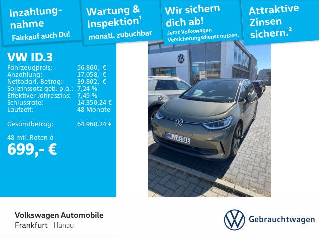 VW ID.3 15.380 km 56.860 € Hanau 63452