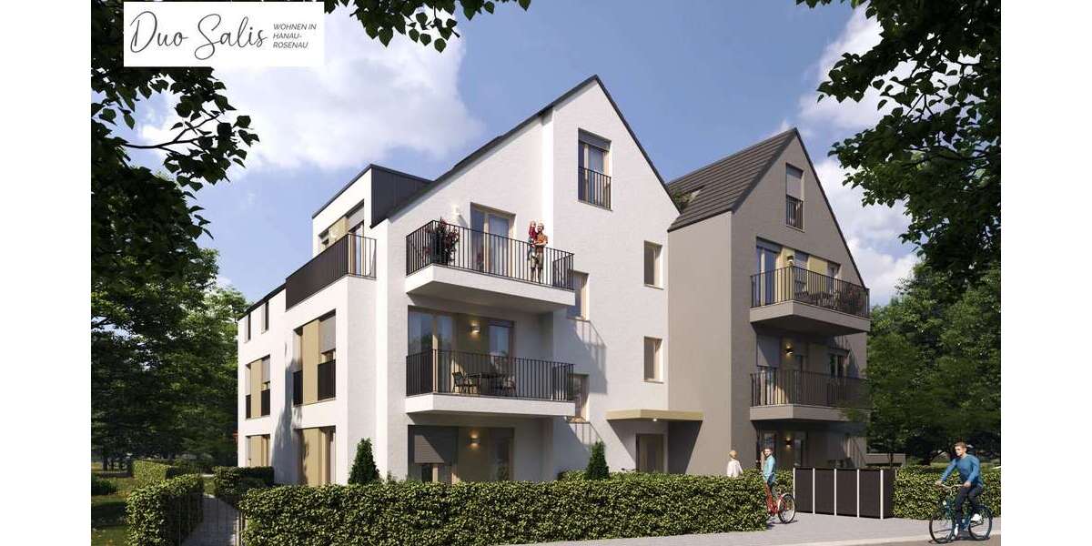 Etagenwohnung Hanau Lamboy - 2 Zimmer, 52 m&sup2;, 311.125&euro; | Angebot:26242429