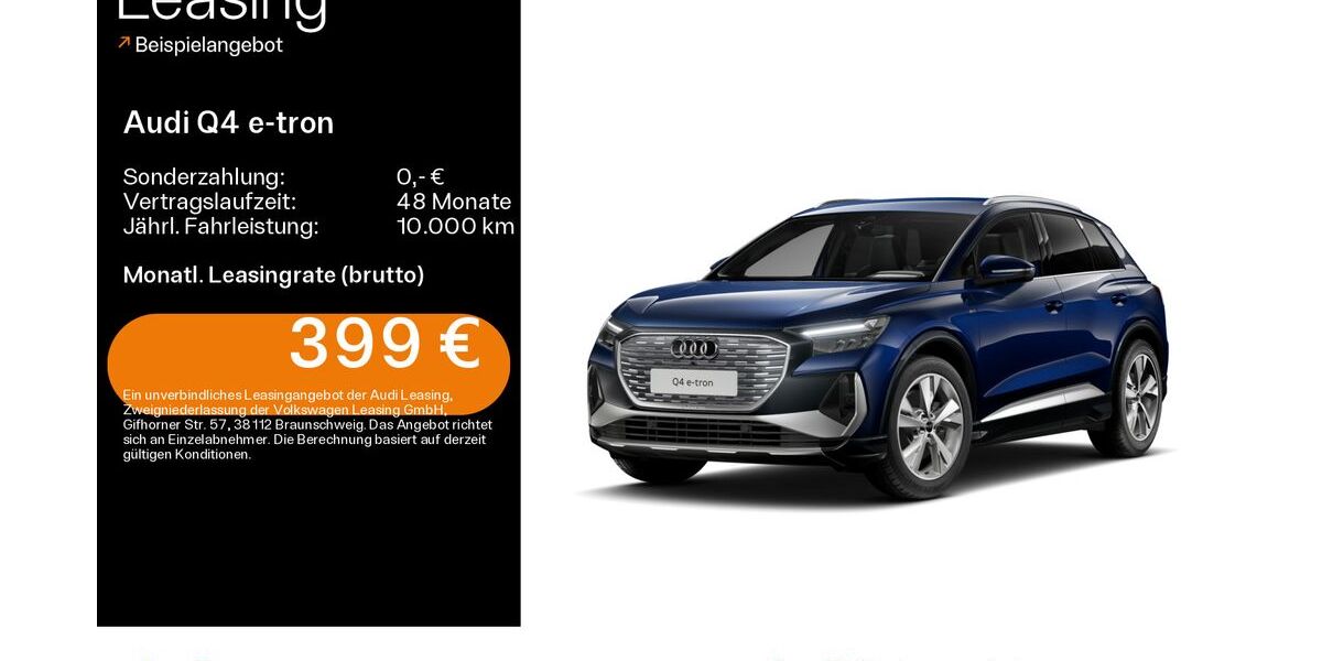 Audi Q4 e-tron 8.273 km 41.990 &euro; Hofheim 65719