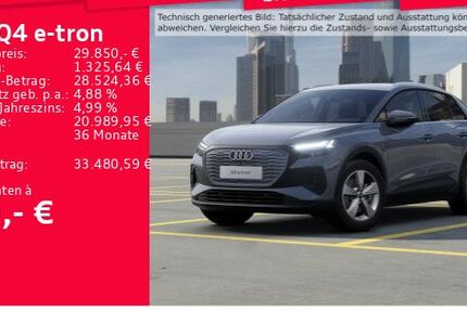 Audi Q4 e-tron 44.919 km 29.850 € Frankfurt am Main 60314