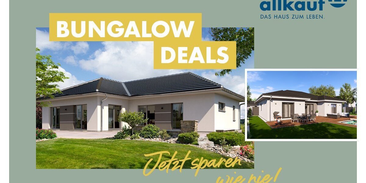 Ihr neues Leben ohne Treppen - moderner Bungalow-Komfort - Bungalow Altenstadt | Angebot:27346868