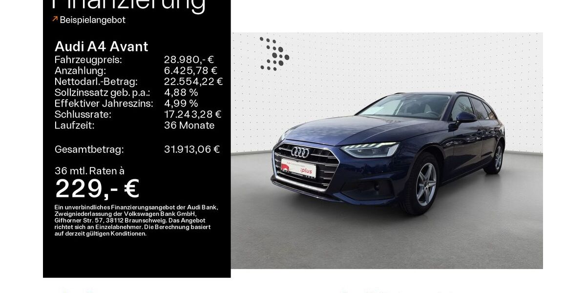 Audi A4 19.115 km 28.980 &euro; Hofheim 65719