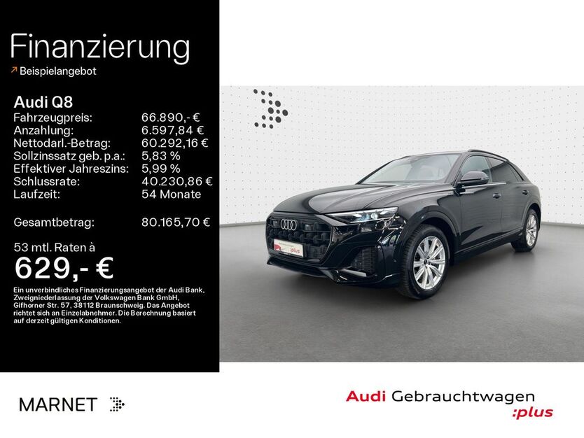 Audi Q8 21.716 km 66.890 € Bad Nauheim 61231