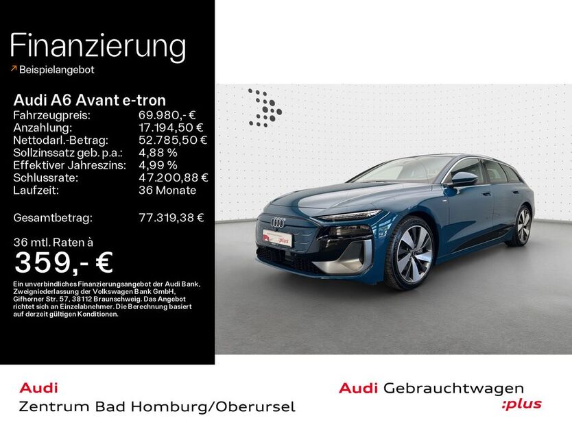 Audi A6 e-tron 12.431 km 69.980 € Oberursel 61440