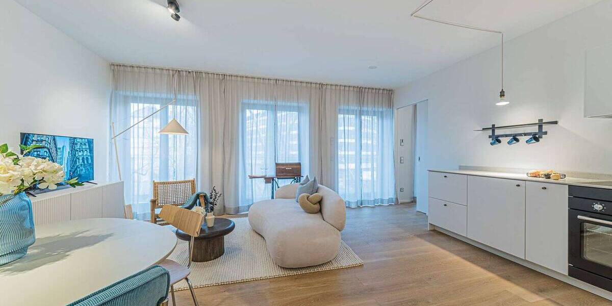 Etagenwohnung Frankfurt am Main Innenstadt - 2 Zimmer, 63 m&sup2;, 2.600&euro; | Angebot:26388792