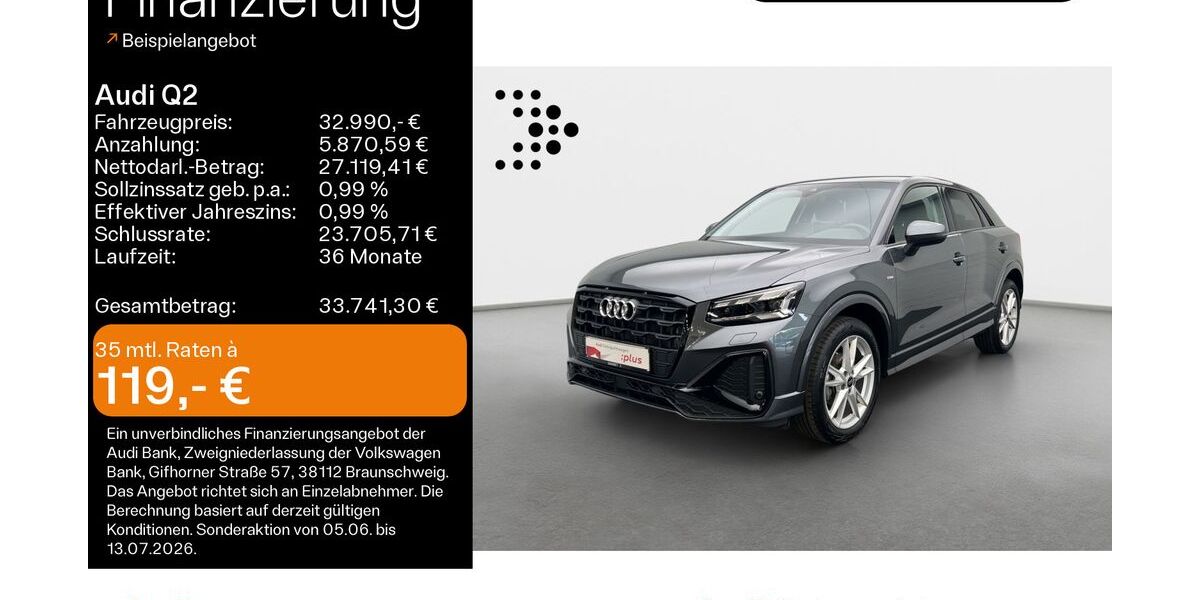 Audi Q2 9.434 km 30.680 &euro; Oberursel 61440