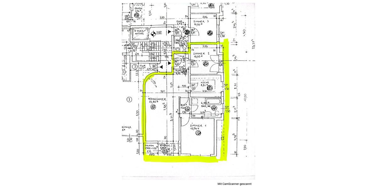 Erdgeschoßwohnung Maintal - 3 Zimmer, 89 m&sup2;, 1.000&euro; | Angebot:26582746