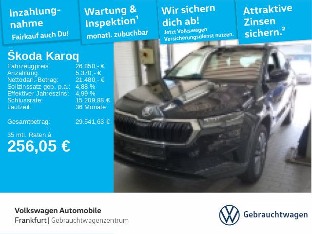 Skoda Karoq 30.878 km 26.850 € Frankfurt 60326