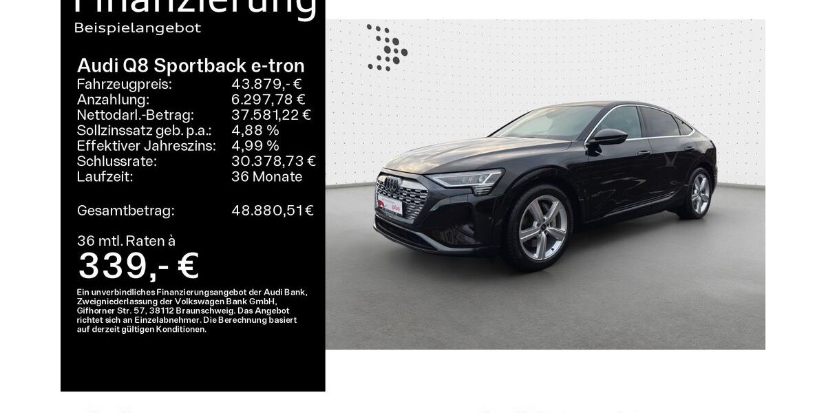 Audi Q8 e-tron 18.500 km 43.879 &euro; Hanau 63452