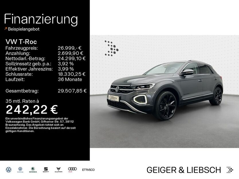 VW T-Roc 32.300 km 26.999 € Linsengericht 63589
