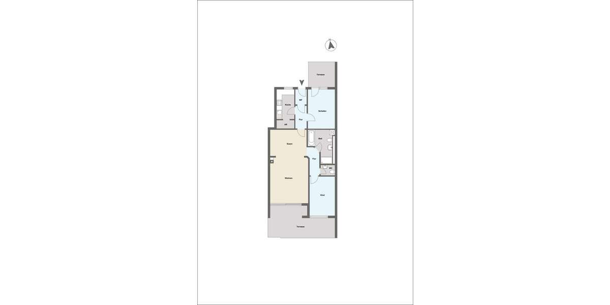 Etagenwohnung Mainaschaff - 3.5 Zimmer, 99 m&sup2;, 265.000&euro; | Angebot:13584978