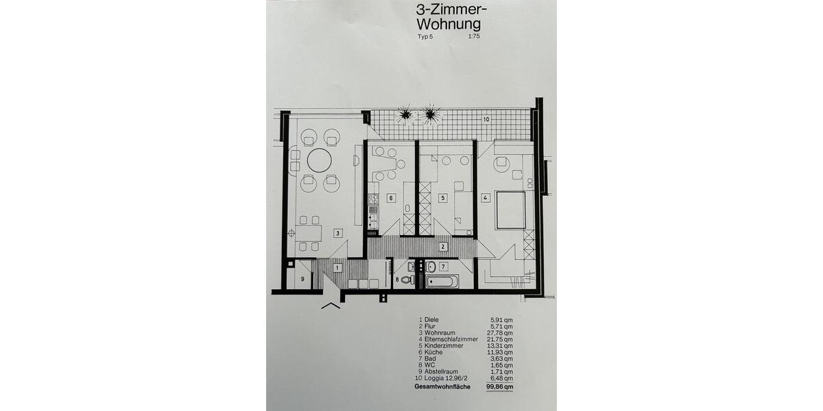 Etagenwohnung Offenbach am Main - 4 Zimmer, 142 m&sup2;, 560.000&euro; | Angebot:27219948