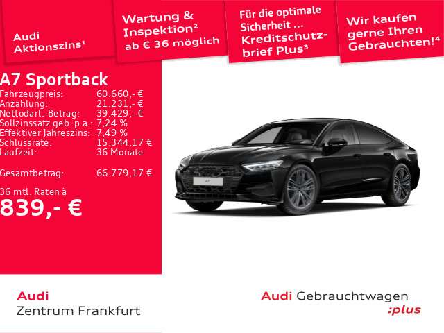 Audi A7 23.329 km 60.660 &euro; Frankfurt am Main 60314