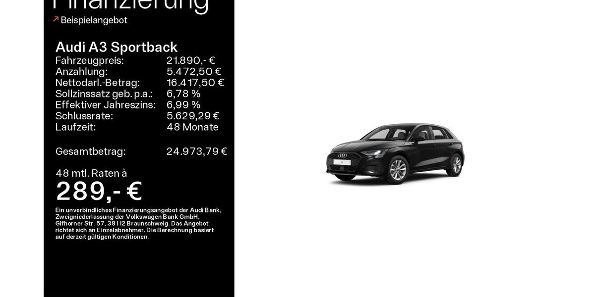 Audi A3 14.500 km 21.890 &euro; Oberursel 61440