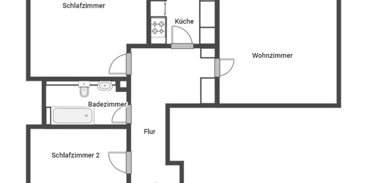 Etagenwohnung Friedrichsdorf Burgholzhausen - 3 Zimmer, 57 m&sup2;, 199.000&euro; | Angebot:26820831
