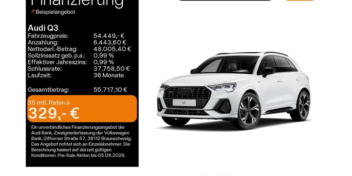 Audi Q3 9.000 km 54.449 &euro; Mühlheim 63165