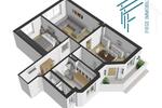 Etagenwohnung Offenbach am Main Buchrain - 3 Zimmer, 90 m&sup2;, 1.025&euro; | Angebot:26336728