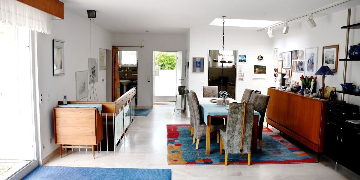 Architektenbungalow + Einliegerwohnung + separate Büroeinheit in Feldrandlage von DA-Arheilgen - Bungalow Darmstadt-Arheilgen Darmstadt/Vororte | Angebot:26440066