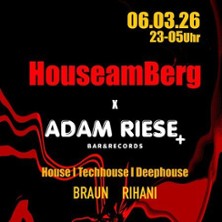 HouseamBerg x ADAM RIESE Bar & Records 06.03.2026 ADAM RIESE Bar & Records