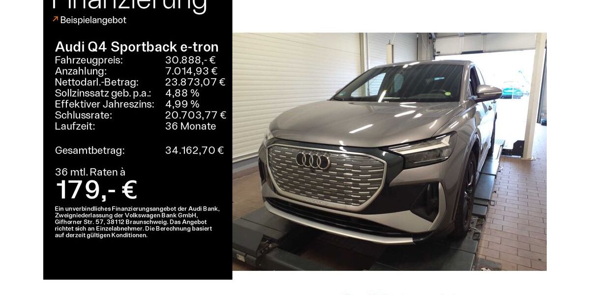 Audi Q4 e-tron 44.400 km 30.888 &euro; Mühlheim 63165