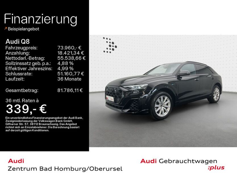 Audi Q8 30.307 km 73.960 € Oberursel 61440