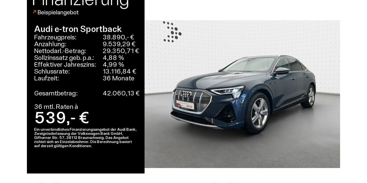 Audi e-tron 43.721 km 38.890 &euro; Hofheim 65719