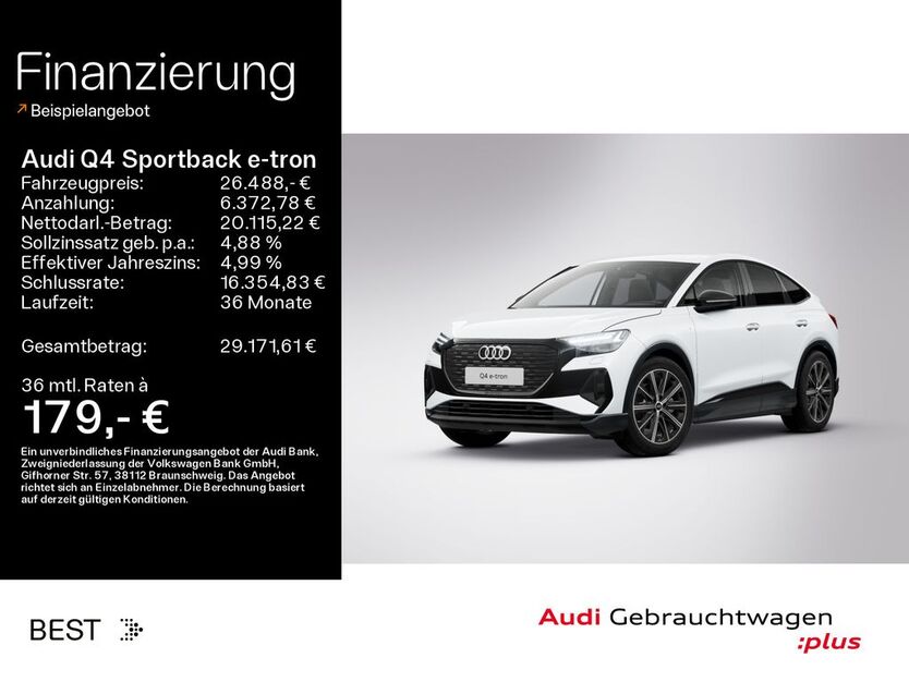 Audi Q4 e-tron 61.900 km 26.488 € Mühlheim 63165