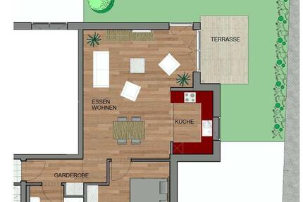 NUR 14 MONATE - idyllisches wohnen mit eigenem Garten und direkter Waldrand Nähe! LED - EBK 2x KFZ P 2 zimmer