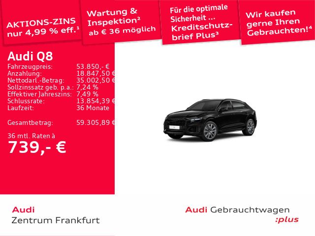 Audi Q8 109.424 km 53.850 &euro; Frankfurt am Main 60314