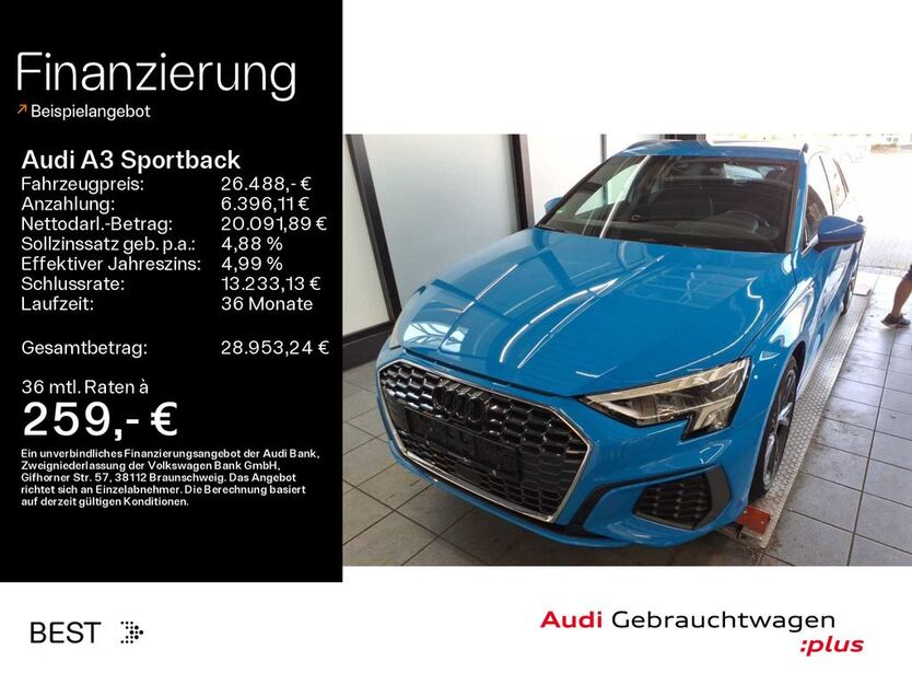 Audi A3 48.300 km 26.488 € Mühlheim 63165