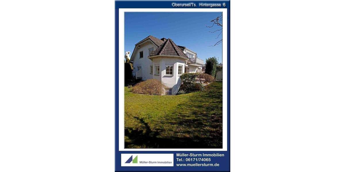 OBERURSELTs. Große EG-Wohnung mit riesigem Garten (Im 2-FH!!) 4 zimmer