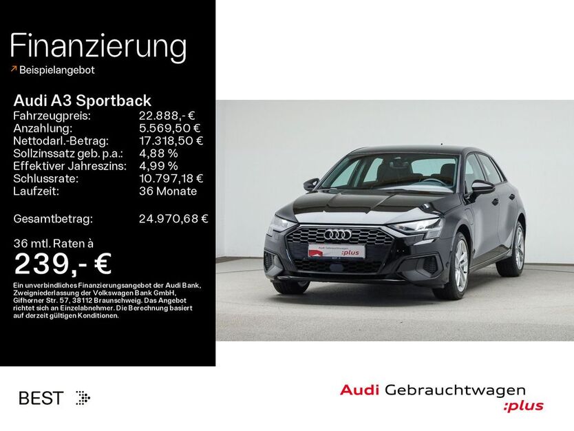 Audi A3 59.800 km 22.888 € Mühlheim 63165