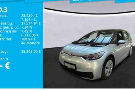 VW ID.3 7.575 km 23.980 € Frankfurt 60326