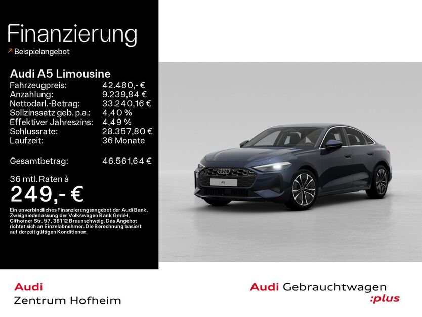 Audi A5 27.565 km 42.480 € Hofheim 65719