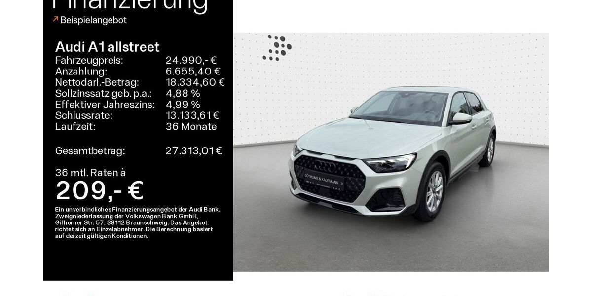 Audi A1 14.595 km 23.880 &euro; Hofheim 65719