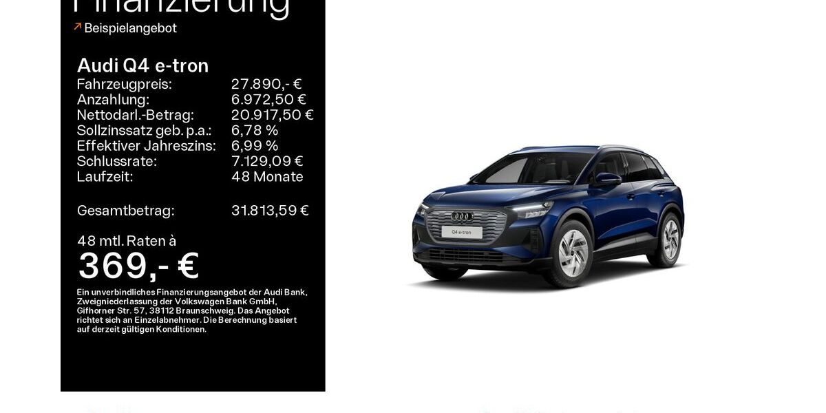 Audi Q4 e-tron 84.472 km 27.280 &euro; Oberursel 61440